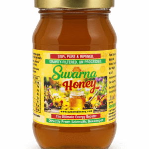 Alternative view of Suvarna Multiflora Raw Honey – 500g Glass Jars (20-Pack Carton)